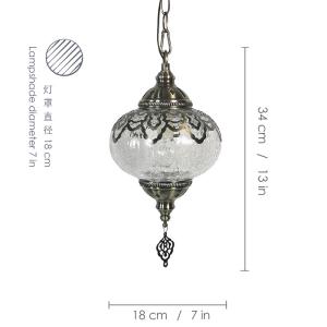 Newest style Turkish ethnic customs handmade Mosaic lamp romantic cafe