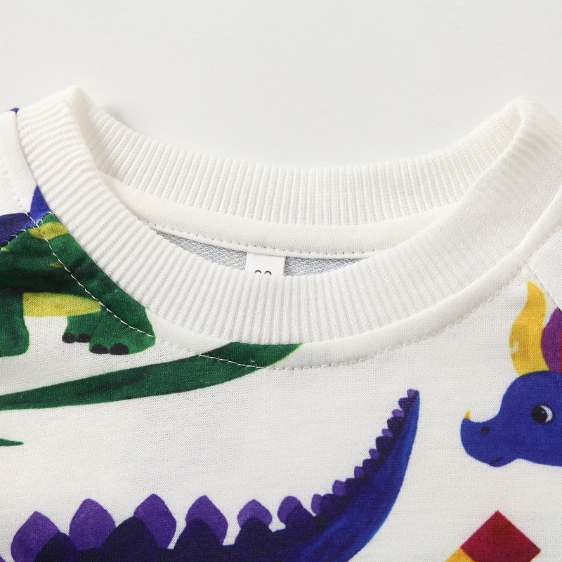 Boys Children'S Casual Suit Dinosaur Cartoon Printed