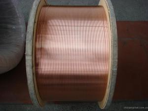  High Strength 30% CCS CATV Inner Conductor , Copper Clad Steel Wire For Electronic Products Manufactures
