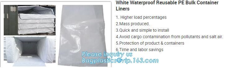Dumpster 6Mill Open Top Roll Off Drawstring Container Liners,Open Top Drawstring 6 Mil Roll Off Container Liners, BAGEAS
