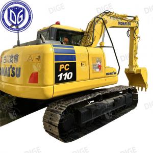 PC110 10 Ton Used Komatsu Excavator For Large Workloads Manufactures