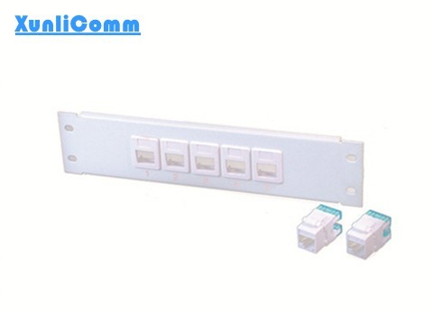 utp cat5e or cat6 5 port 1u rj45 network mini patch panel Manufactures