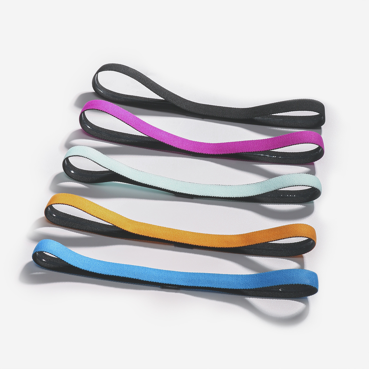 Elastic Running Non Slip Silicone Yoga Hair Headband Wraps Custom Sports Accessories