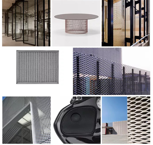 6mm Architectural Decorative Aluminium Diamond Mesh Sheet For Curtain Wall Covering
