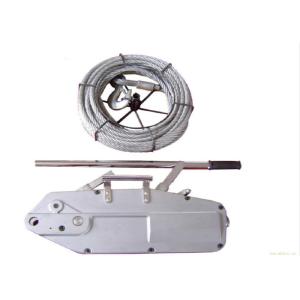 China 20 Meters Long Steel Wire Rope Hand Winch for cable pulling and lifting on sale