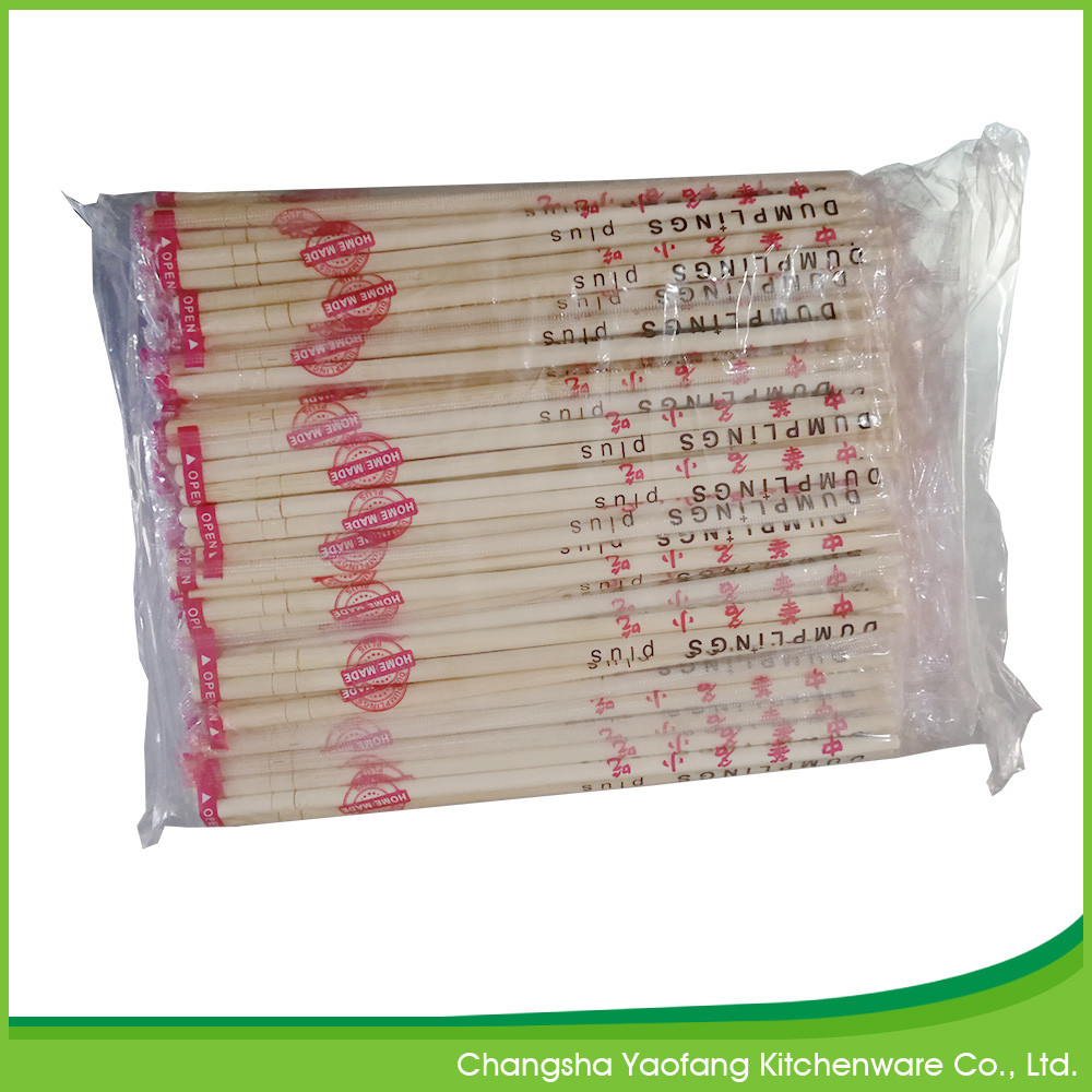 Moso Round Bamboo Chopsticks Biodegradable Custom Logo 21cm Disposable