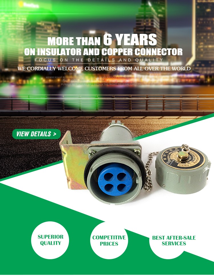 3 Phase 4 Wire Explosion Proof Plug And Socket Insulation Shockproof