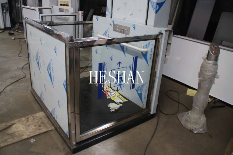 3m 4m Country Home Elevator 250kg Load Home Vertical Platform Lifts Customized