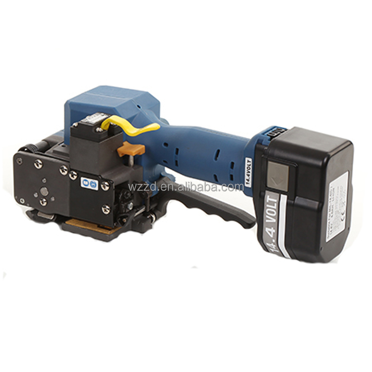 16mm - 19MM Hand Cordless Strapping Tool 72w Li Ion Plastic Banding Equipment