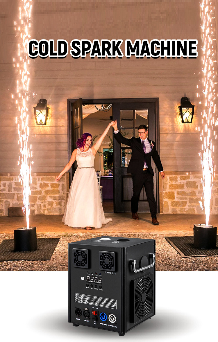 Electronic Cold Sparkler Machine Indoor Sparkler Machine With Wireless Remote