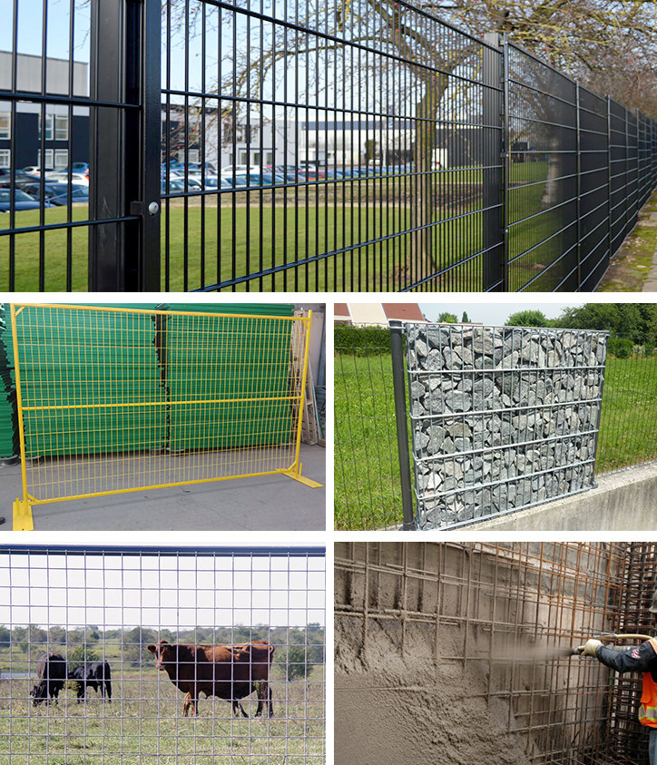Galvanized Welded Square Hole Mesh Panel for Fencing and Security