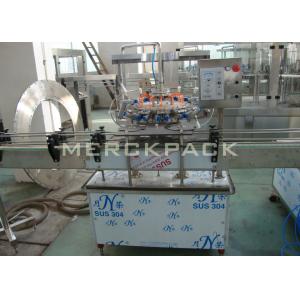Small Scale Carbonated Drinks Filling Machine / Carbonated Soft Drinks Bottling