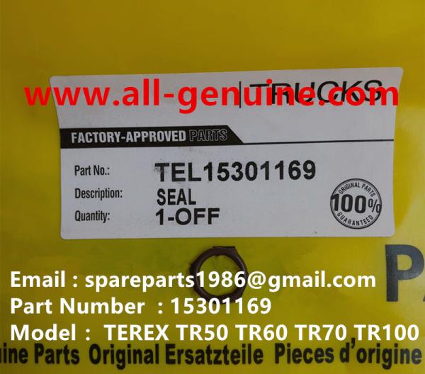 TEREX 15301169 SEAL OFF HIGHWAY DUMP TRUCK TR35 TR50 TR60 TR100 3305B 3305F 3303