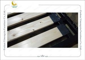  Natural Wood Color Durable Metal Slatted Bed Base For Soft Bedhead Bed Manufactures