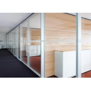  Demountable Glass Partition Wall System Removable Aluminium Frame Glass Partition Manufactures