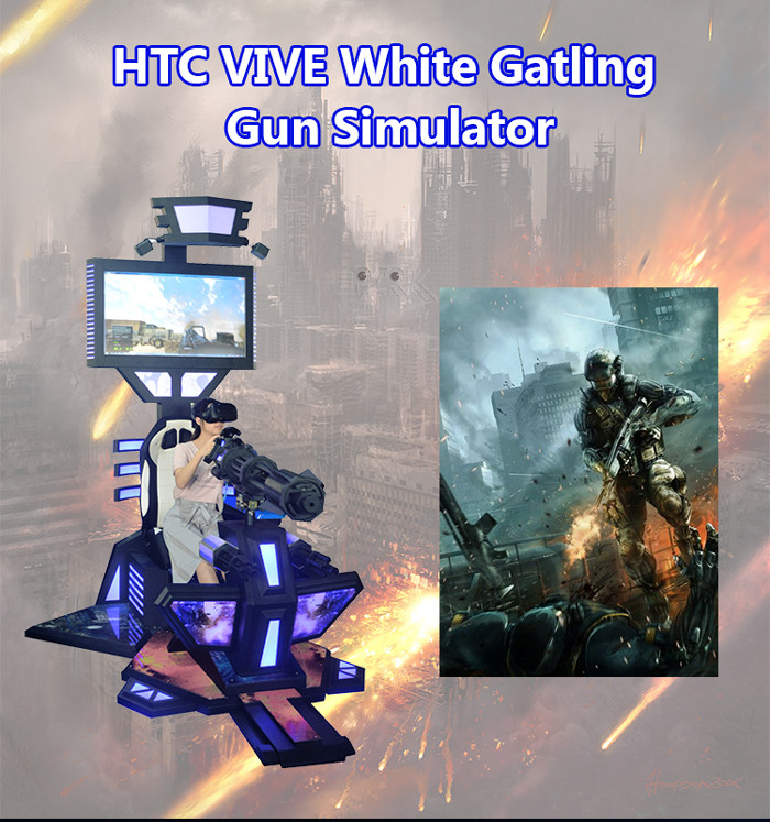 350KG VR Space Platform Gatling Shooting Gun Arcade Game Machine