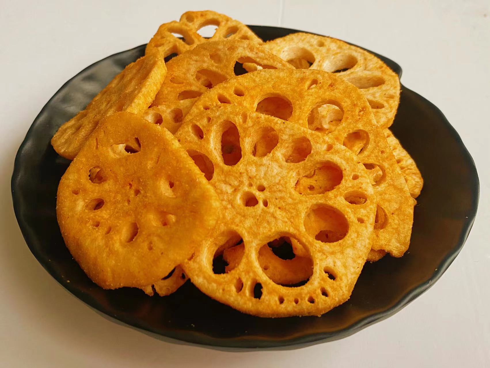 Crawfish Flavor Dried Fruits Vegetables Spicy Lotus Root Snacks