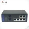 Buy cheap IEEE 802.1Q 4 Port Din Rail Industrial PoE Switch ethernet Wall Mount from wholesalers