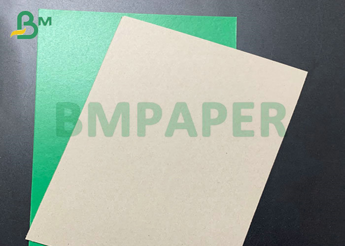 720 x 1030mm 1.2mm 2mm Green Lacquered Cardboard Grey Back Jewelry Box 