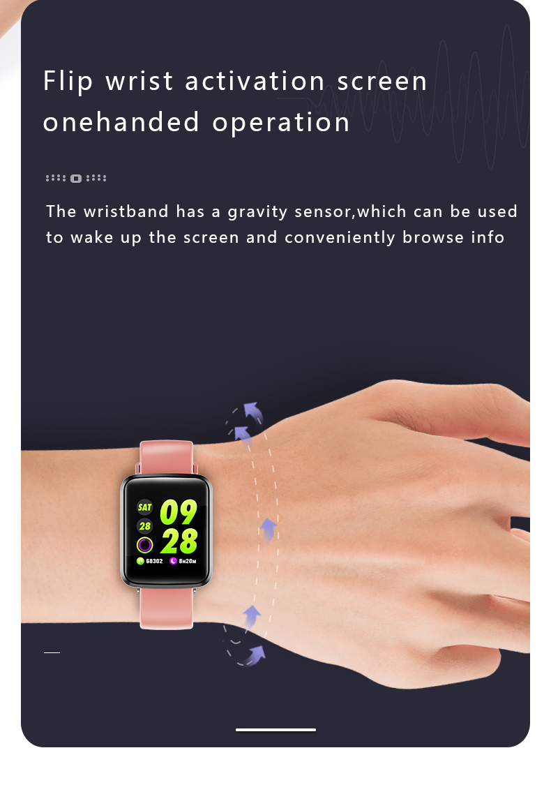 Heart Rate Fitness Tracker Smart Bracelet Blood Pressure Monitor Watch T500plus Serie 6