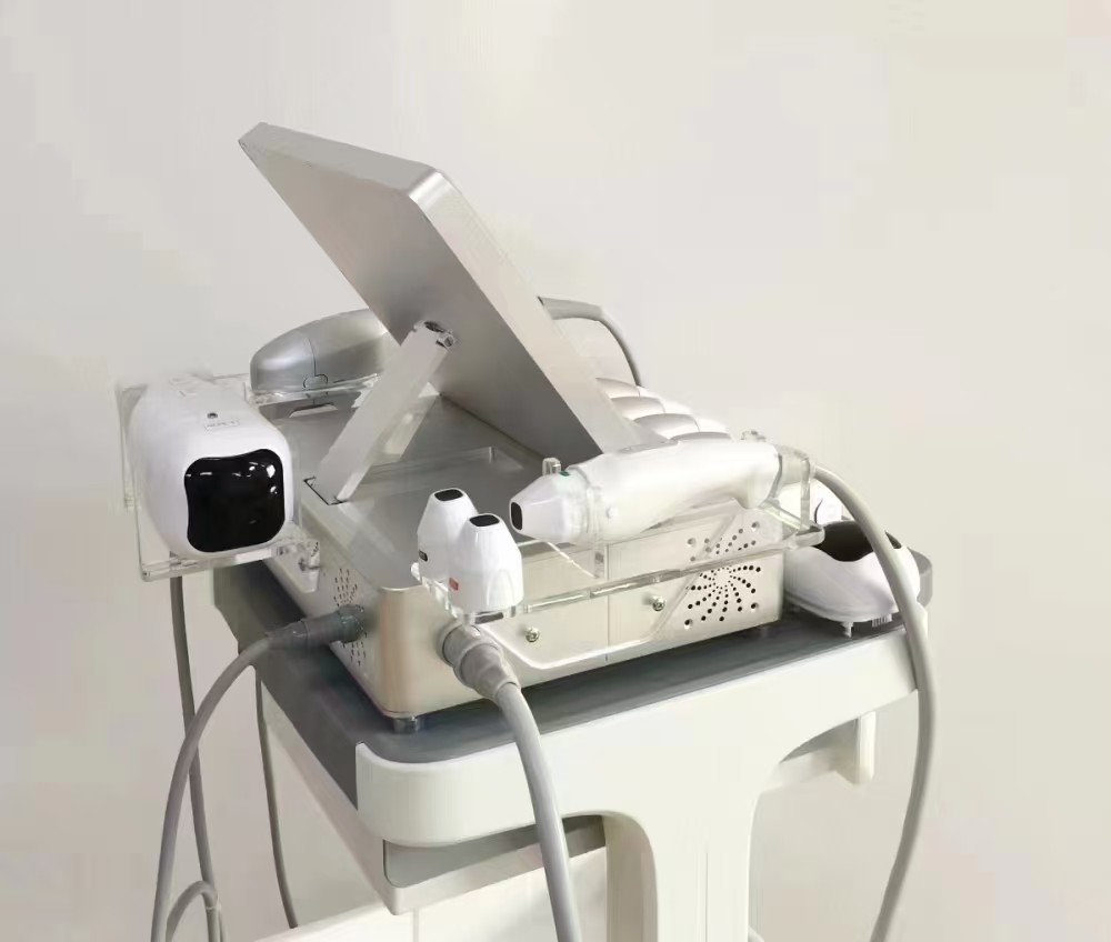 7D HIFU Beauty Machine Liposonic Vaginal Tightening Gold RF 3 In 1 Beauty Machine