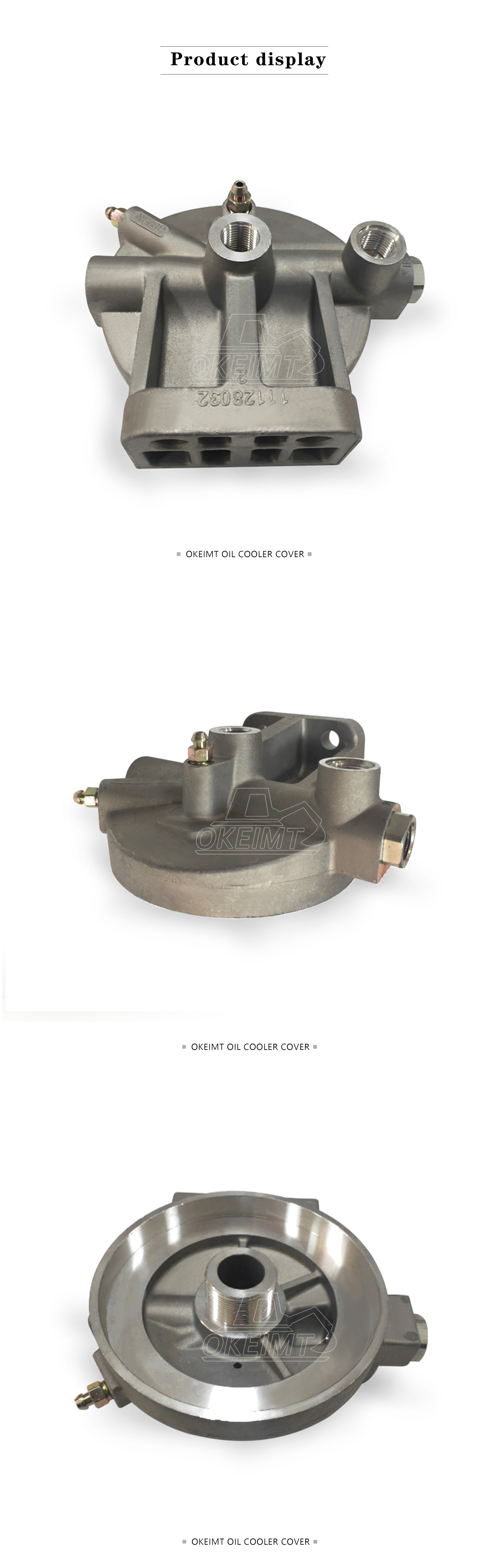 High-Quality Fuel Oil Filter Head Oil Filter Head EC460 Construction Machinery Hot Sale
