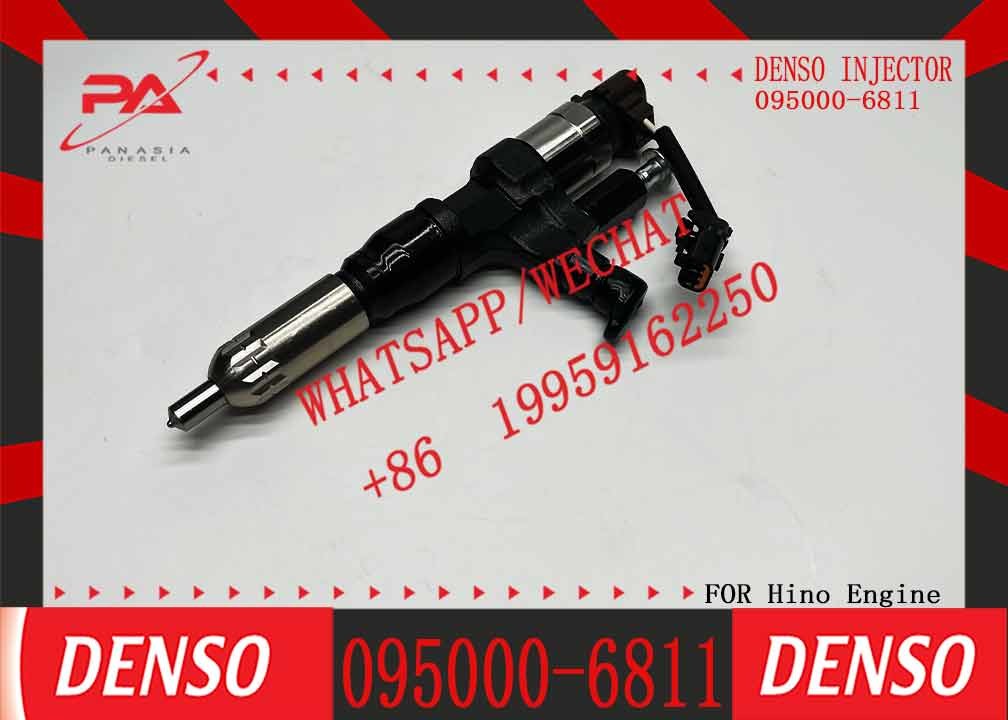 High Quality Common Rail Injector 095000-6811 095000-6812 095000-6813 For 23670-E0201 23670-E0202 23670-E0203