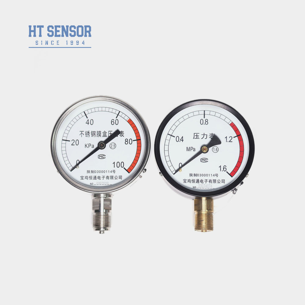 Industrial Applications Pointer Pressure Gauge For Machinery Manufacturing Essential