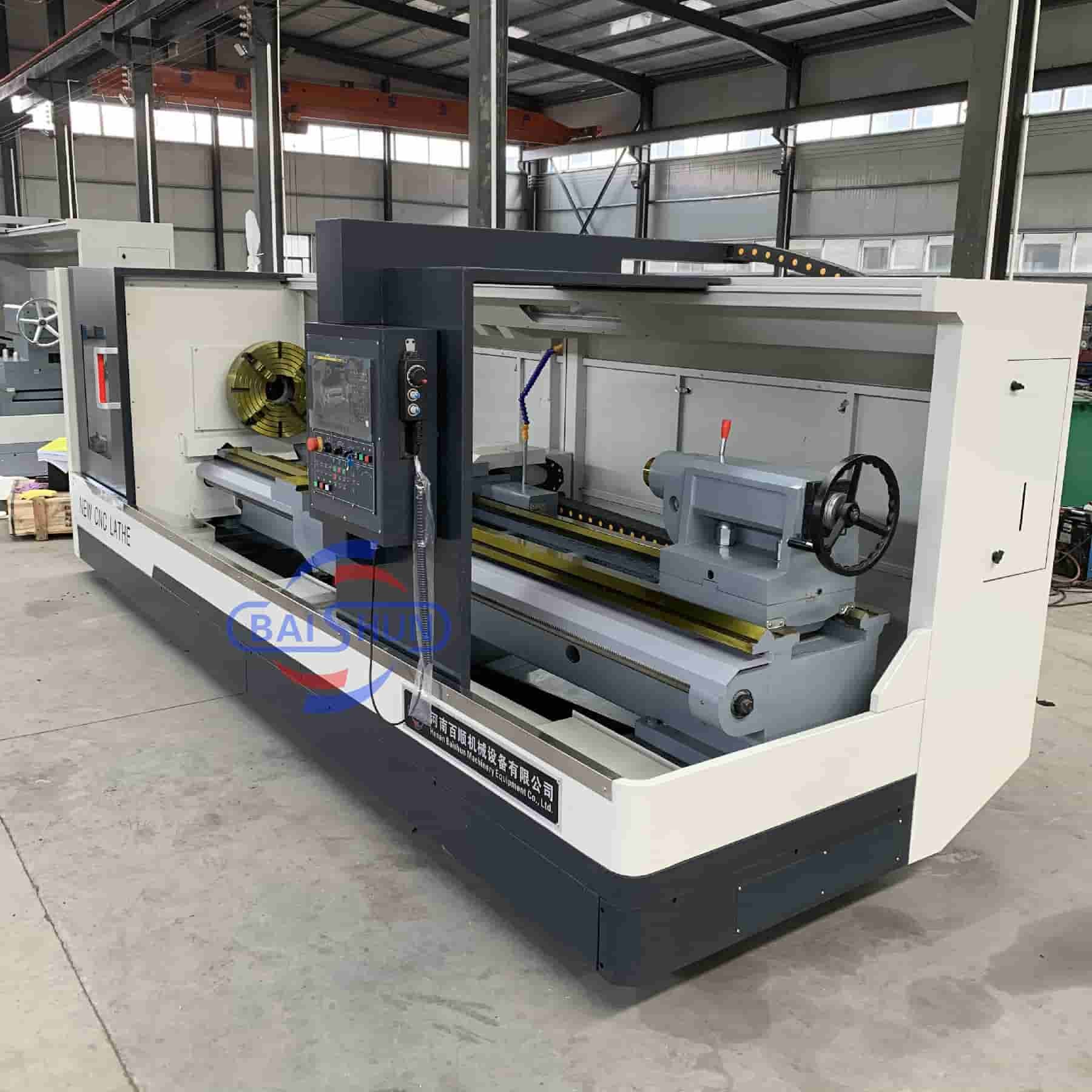 Cnc Lathe Spindle 400mm Swing Over Bed Flat Bed Lathe Cnc Desktop Torno