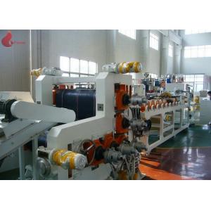  720 mm width Five Rollers PVC Calender Machine With PLC control touch screen Manufactures