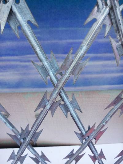 Welded bto22 100mm x 200mm Razor Wire Mesh
