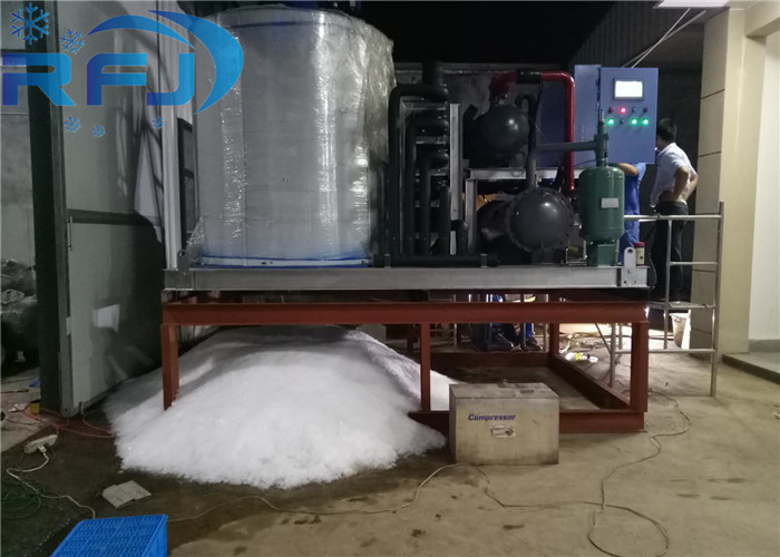 1-30 Tons Large ScaIe Flake Ice Machine Medium Size Stainless Steel 304 Material