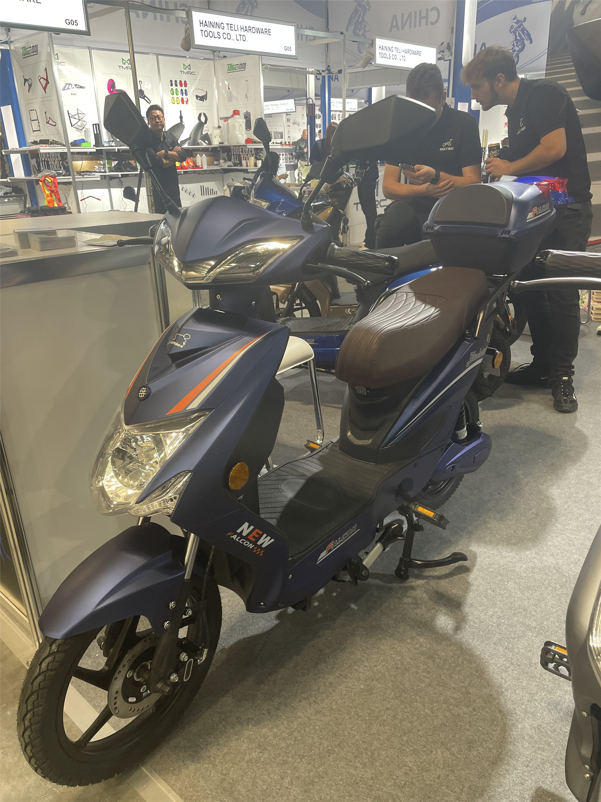 Long Range Electric Moped Bike 48V 800W High Power EEC Electric Scooter