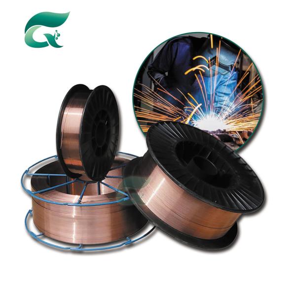 ER70S-6 Copper Coated Mig Welding Wire 5KG 15KG 1.5mm Customized Diameter For
