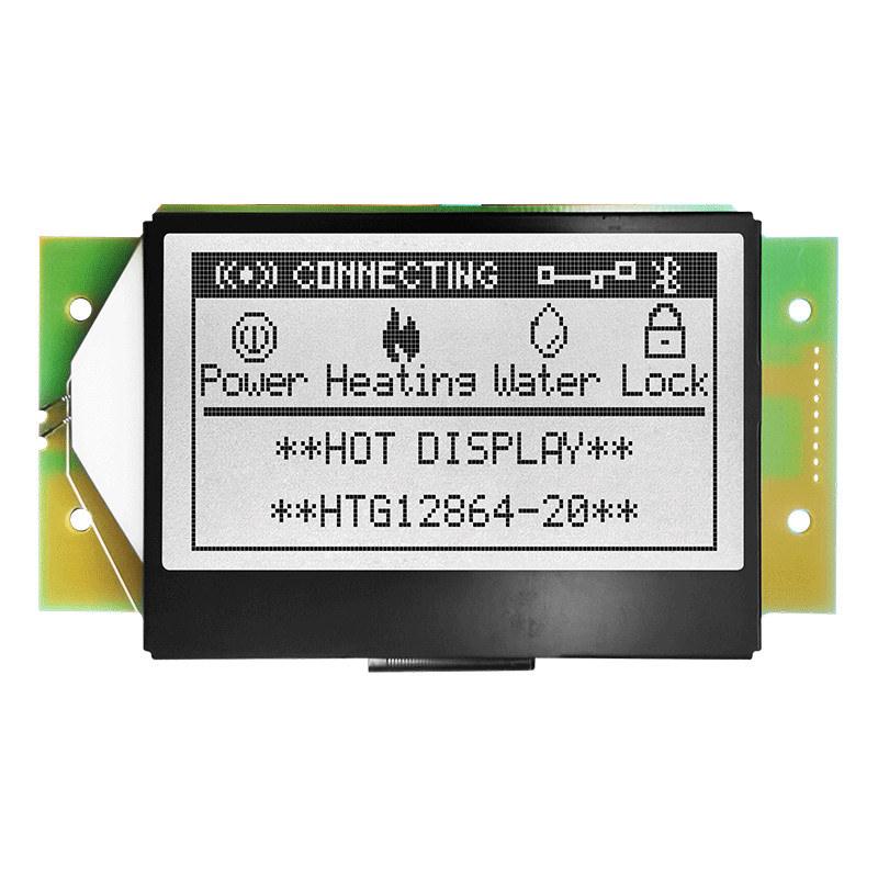 128X64 SPI Graphic LCD Module ST7565R With White Side Backlight HTM12864-7