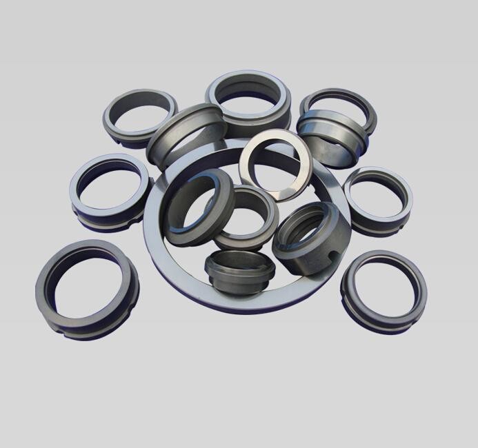 Anti Abrasion Mechanical Seals Parts Low Porosity Carbon Graphite Seal Rings