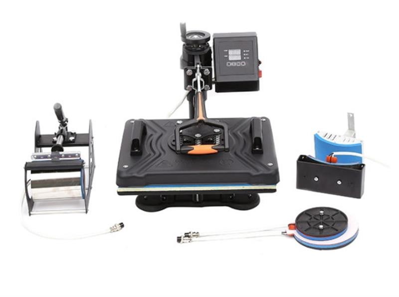 Real Plate 29x38Cm 5 In 1 Mug Heat Press Machine For T-Shirt