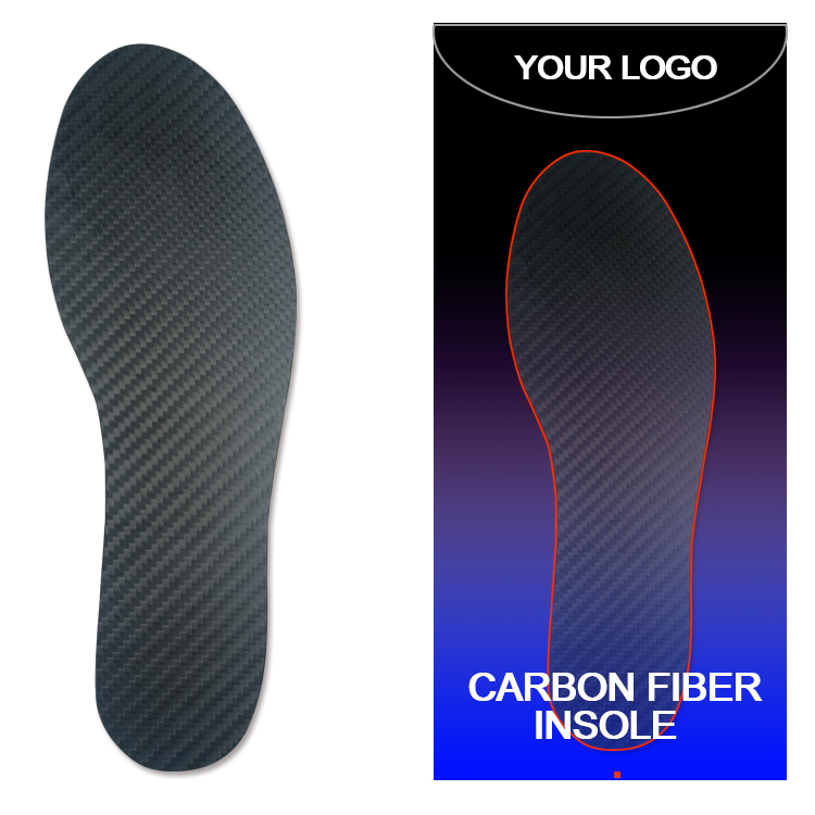 Custom Working Boot Insole 1.2mm Carbon Fiber Thermosetting Molding Insole for OEM ODM
