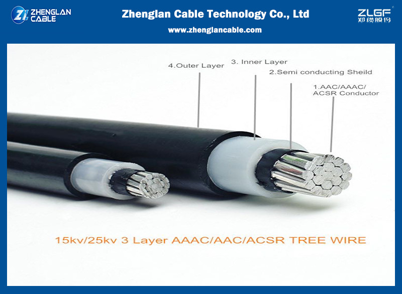 12kv XLPE Insulated HDPE Sheathed 1Cx95sqmm SAC Cable