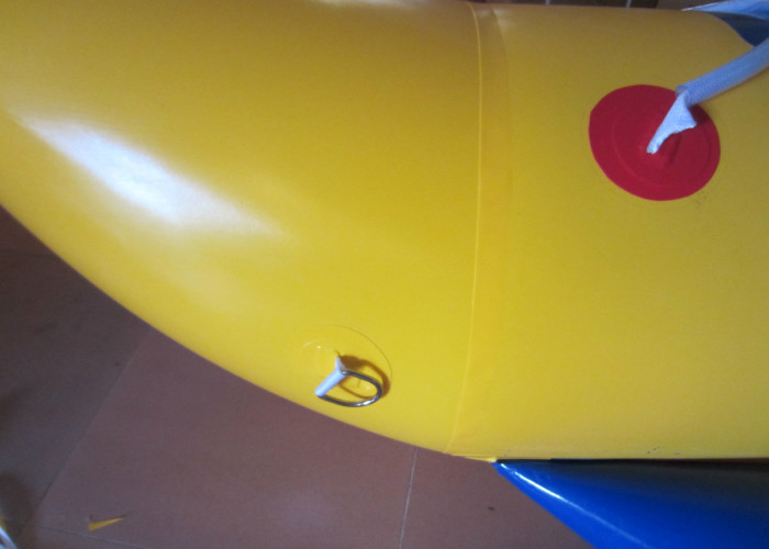 Water Games Inflatable Banana Boat , lake & Seashore Inflatable Flying Fish 6.4 X 1.31m