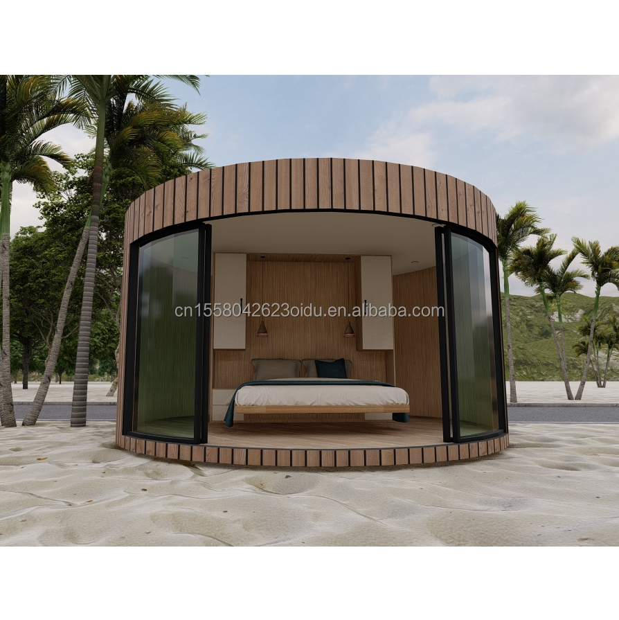 Outdoor Sudan Modern Design Flat Pack Container House with 3 Rooms 1 Toilet 1 Kitchen Wall 50/75/100mm Wave Sandwich Panel