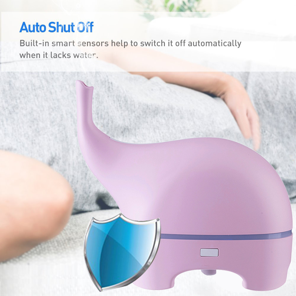 7 Color Light Changing Mini Plastic USB Air Humidifier