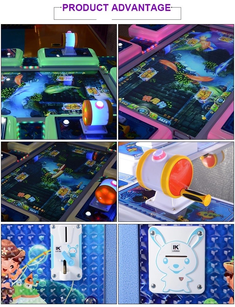Adults 6 Persons Electronic Fishing Game Machine With 55 Inch LCD 12 Months Warranty