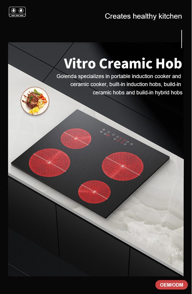 Waterproof Two Burner Induction Stove Top Cooktop 5500W Touch Control