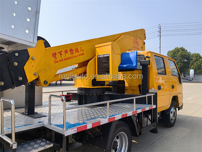 Cheap Price Equip Dongfeng Faw Howo Jmc Jac Manlift Aerial Platform Truck Mounted Vehicle