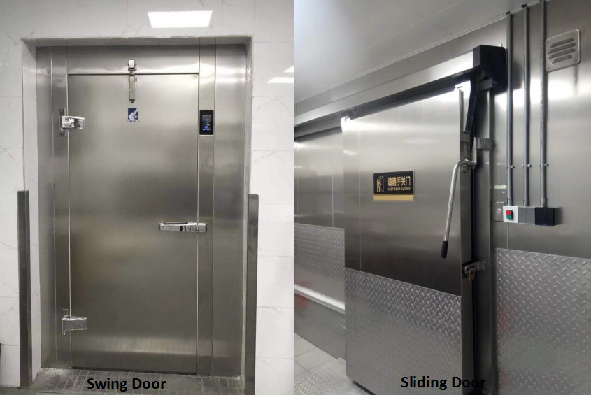 0.8mm 1.0mm Steel Walk In Cold Rooms 42KG/M3 Blast Freezer Room