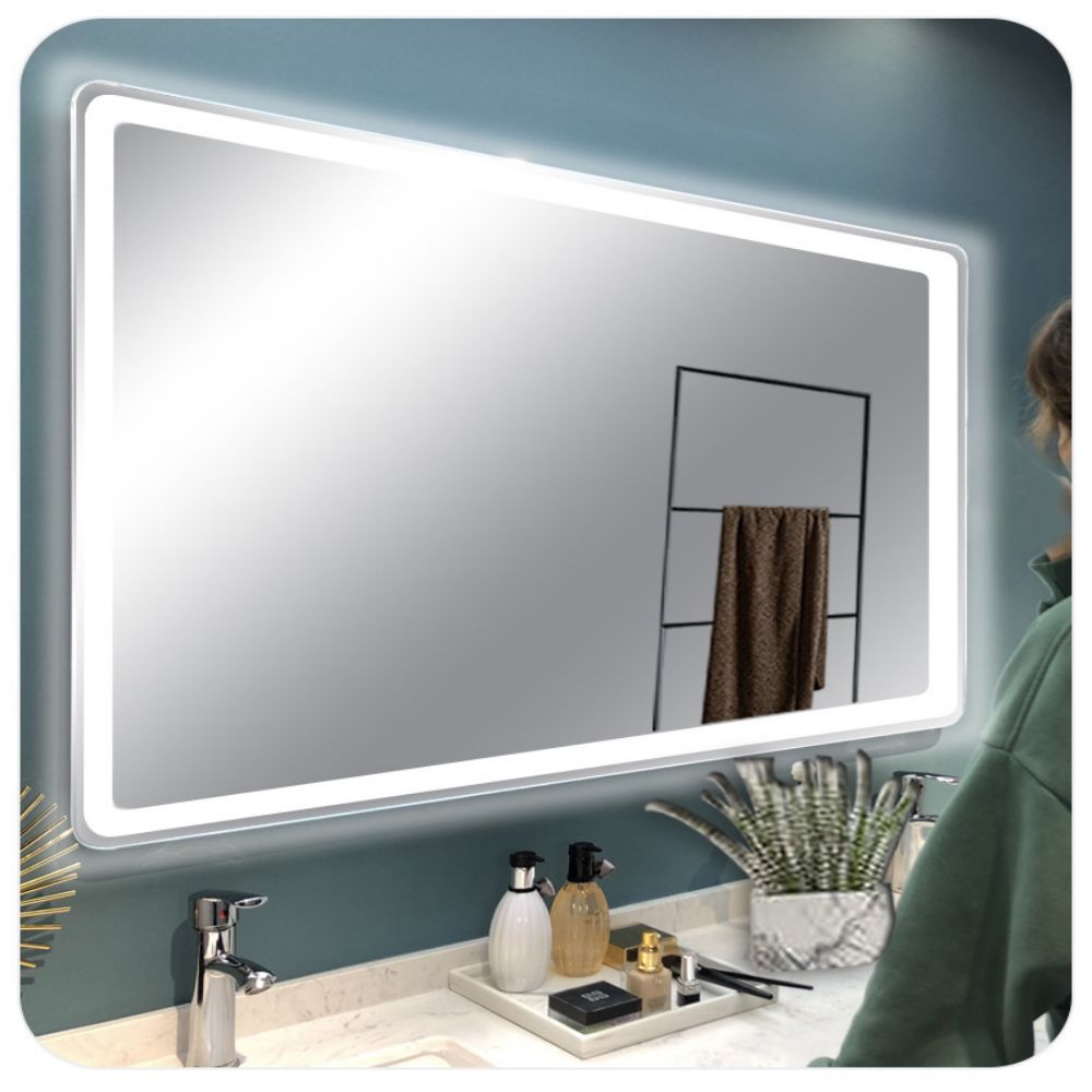 Smart Bath Glass Shower Mirror Morden Style Dressing Lighting Decorative Wall Decor