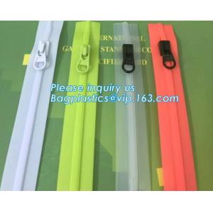 OEM design zipper with semi auto lock slider/ continuous zipper/ zipper