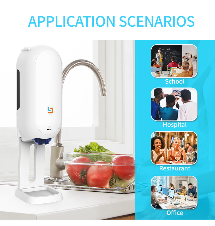Floor Standing L5 Contactless Sanitizer Dispenser Wall Mounted