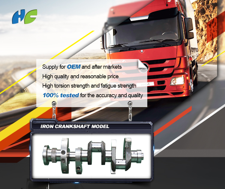 OEM professional high precision stroker 4hk1 crankshaft assembly oem crankshaft